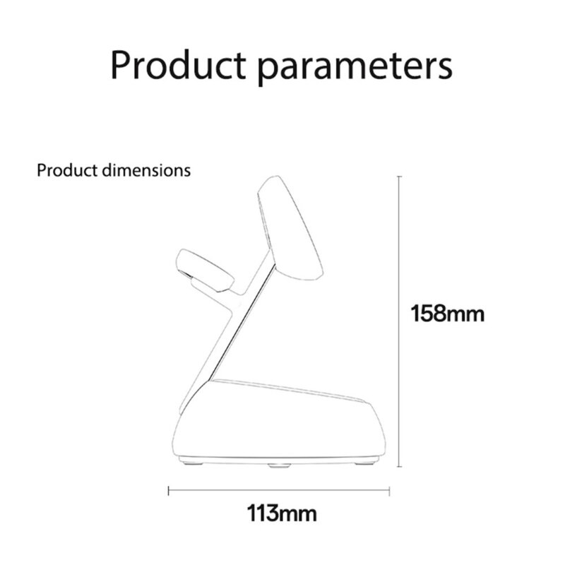 Statie incarcare wireless iPhone, Apple Watch Yesido DS31, 15W