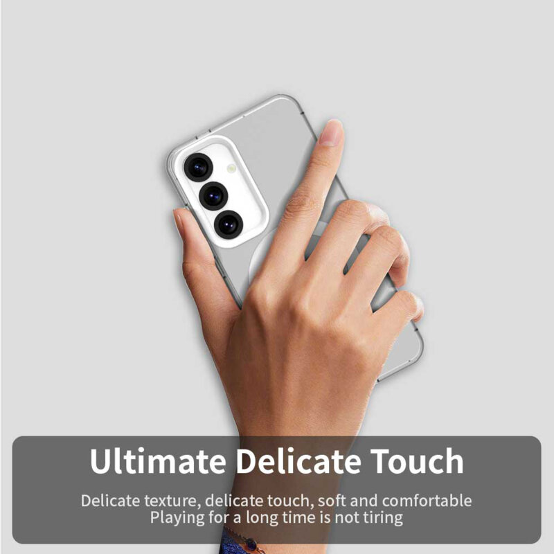 Husa Samsung Galaxy S25 Plus Techsuit CandyCase MagSafe, alb