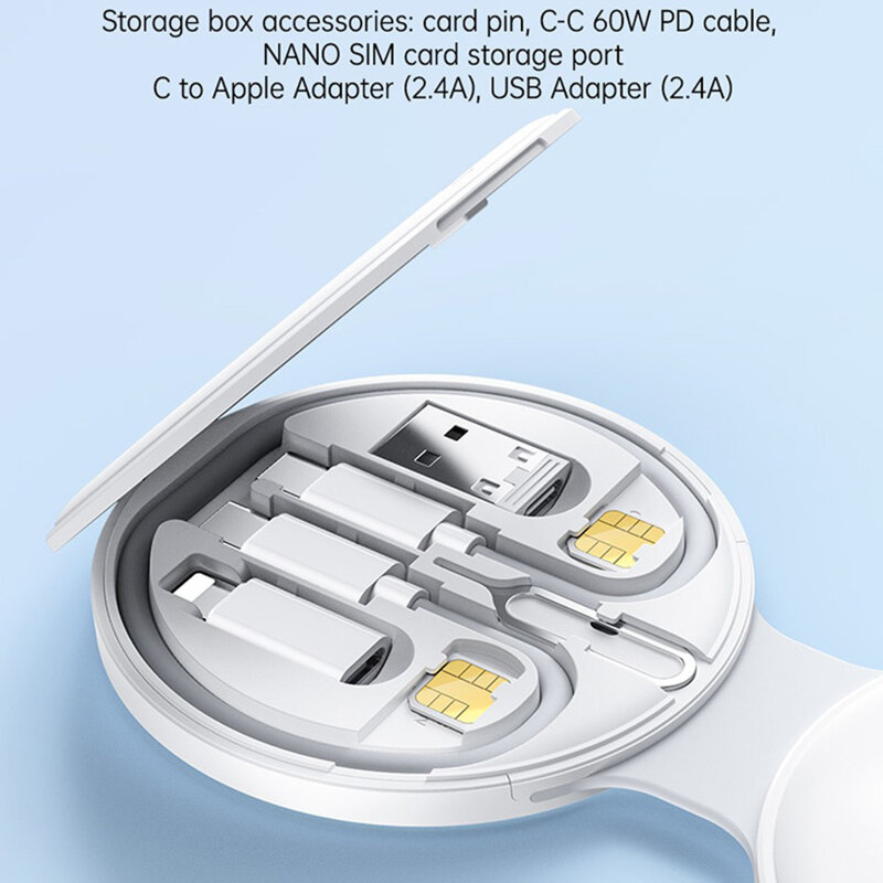 Statie incarcare wireless 5in1 pliabila Yesido DS29, 15W, alb