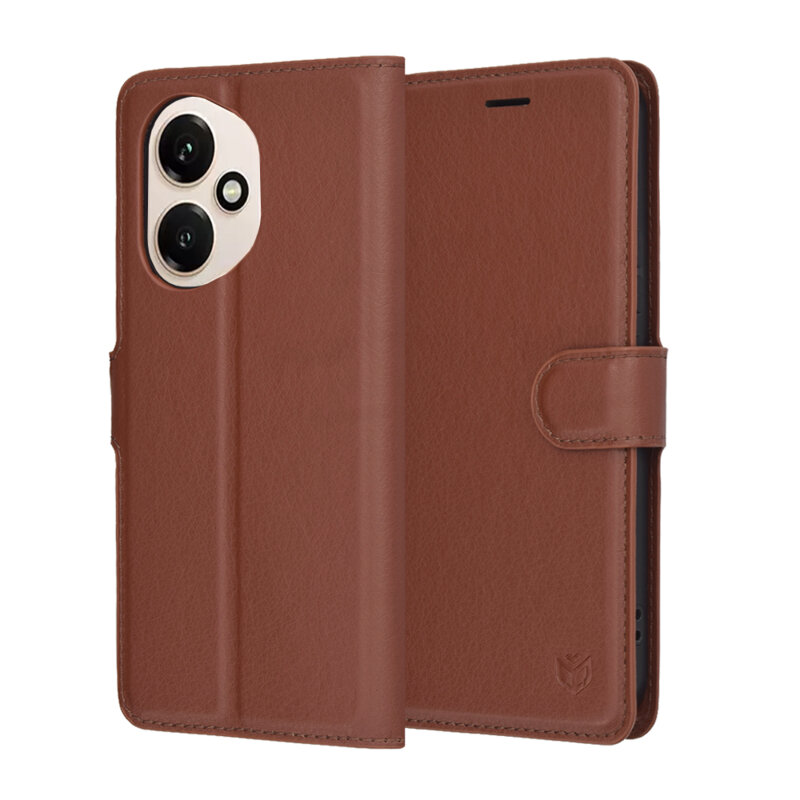 Husa Honor 400 Techsuit Leather Folio, maro