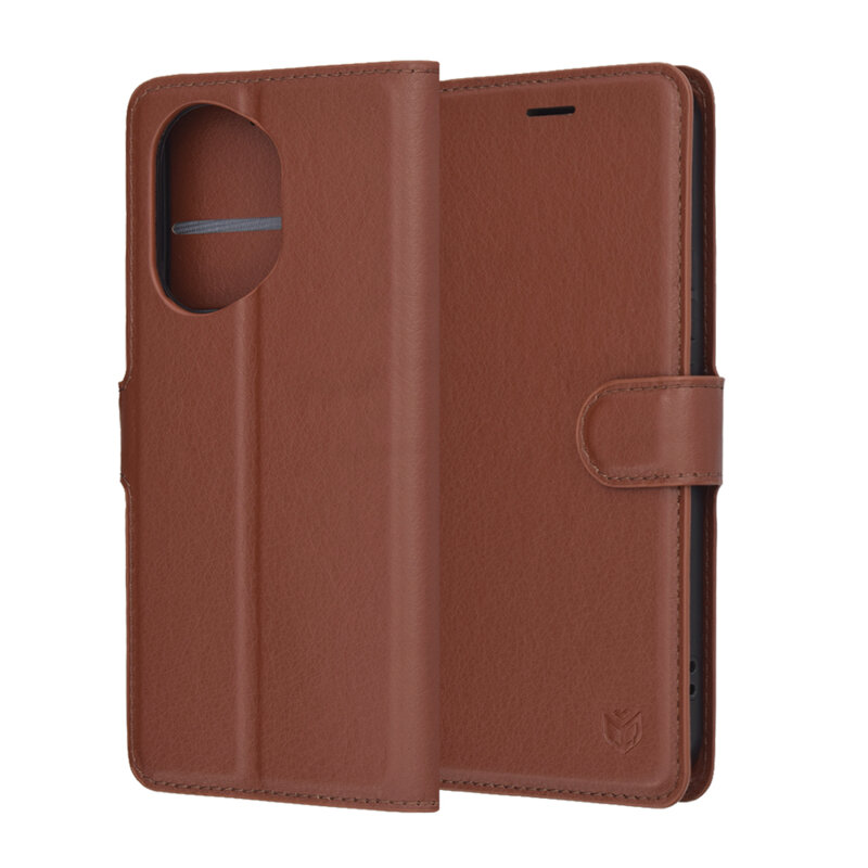 Husa Honor 400 Techsuit Leather Folio, maro