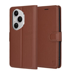 Husa Honor 400 Pro Techsuit Leather Folio, maro