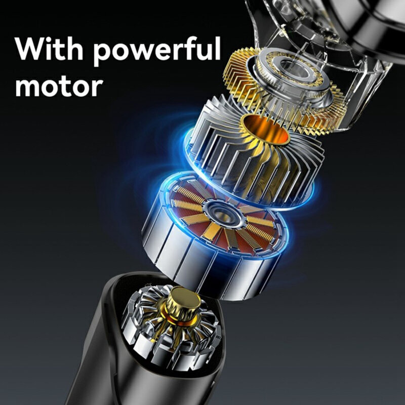 Aparat de ras electric cu 3 capete mobile Yesido MG05, negru