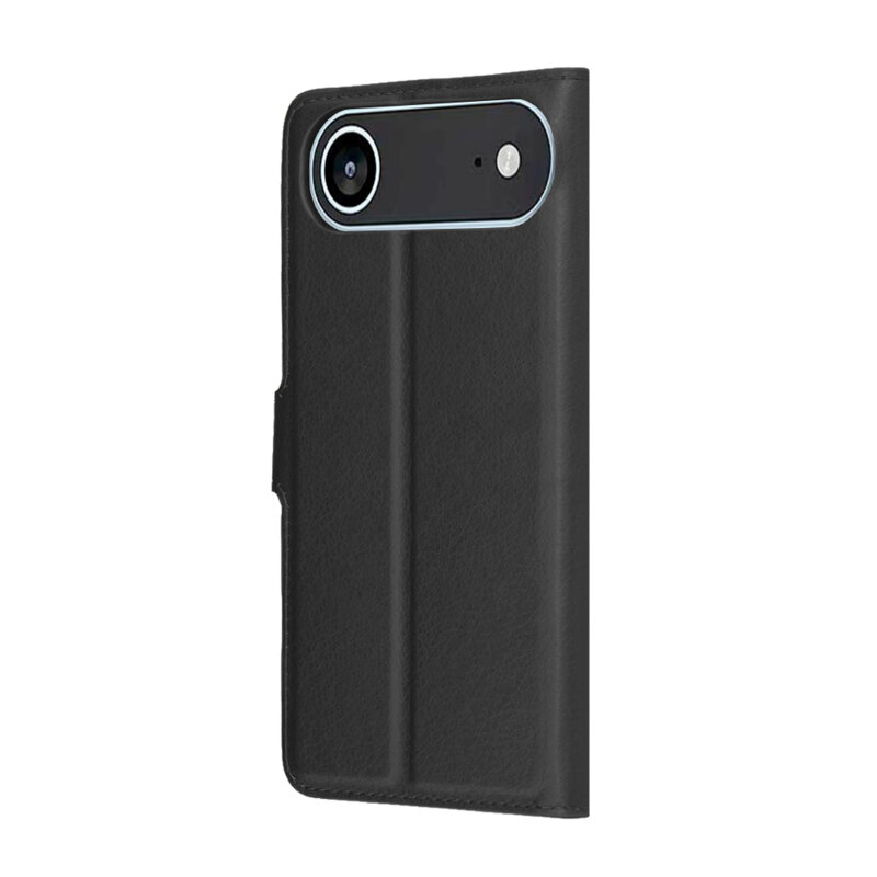 Husa iPhone 17 Air Techsuit Leather Folio, negru