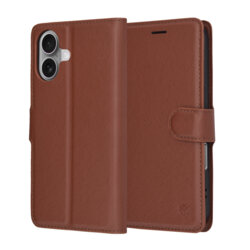 Husa iPhone 17 Techsuit Leather Folio, maro