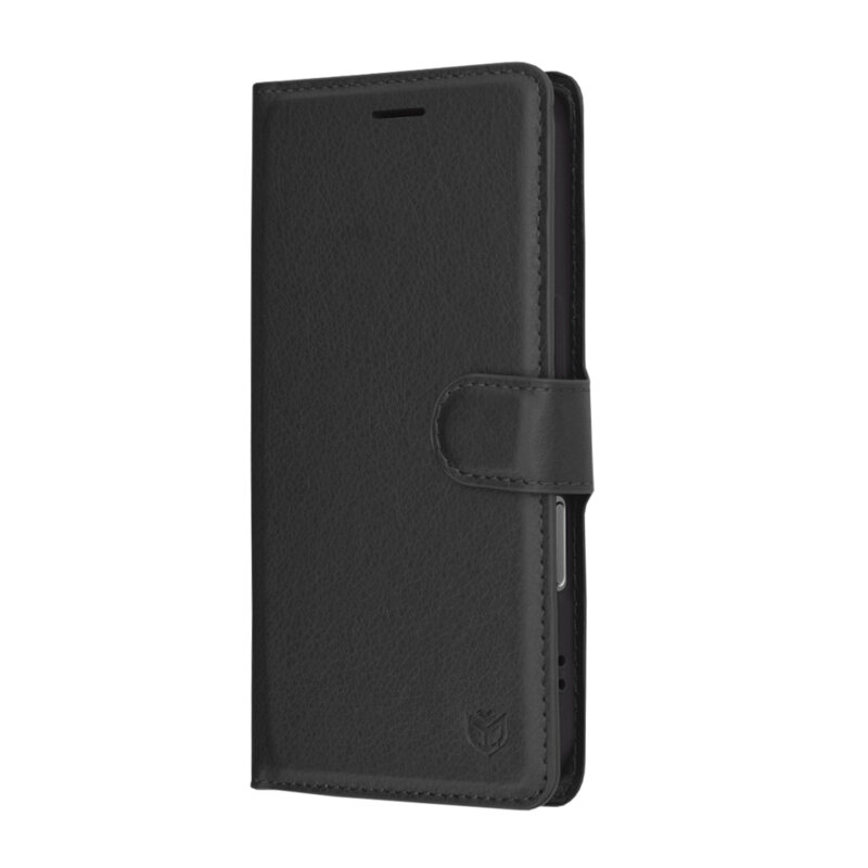 Husa iPhone 17 Techsuit Leather Folio, negru