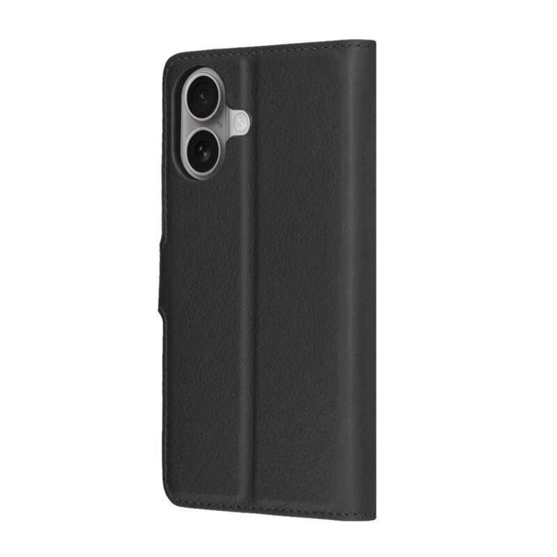 Husa iPhone 17 Techsuit Leather Folio, negru