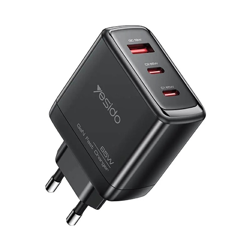Incarcator GaN USB, tip C, telefon, tableta 65W Yesido, YC144C
