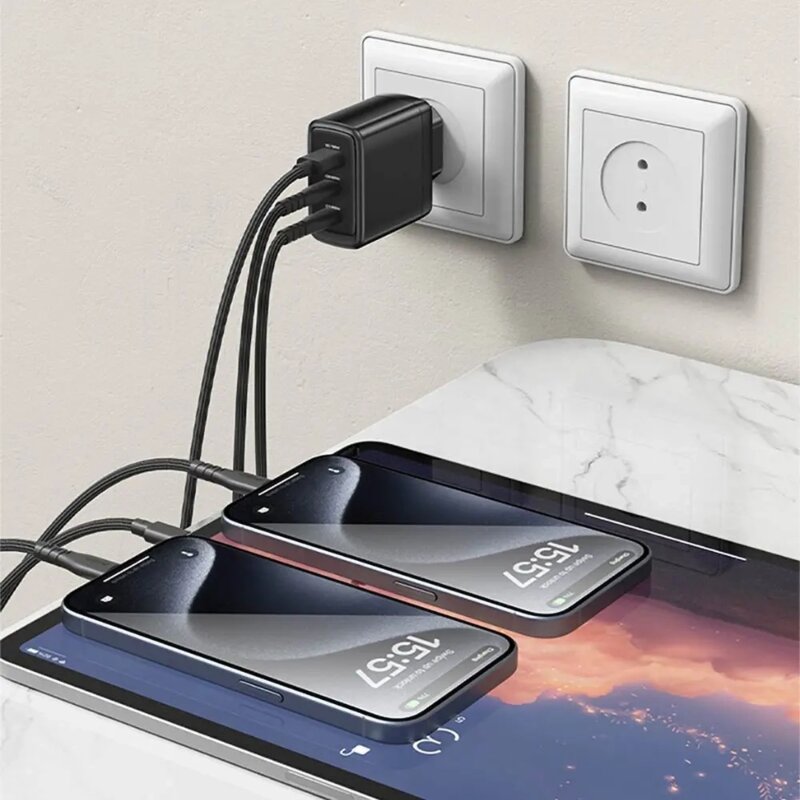 Incarcator GaN USB, tip C, telefon, tableta 65W Yesido, YC144C