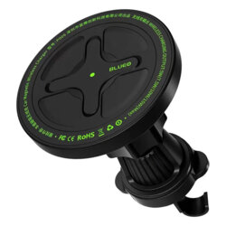 Suport auto cu incarcare wireless 15W Blueo, alb