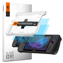[Pachet 2x] Folie sticla Asus ROG Ally X Spigen Glas.tR EZ-FIT, transparenta