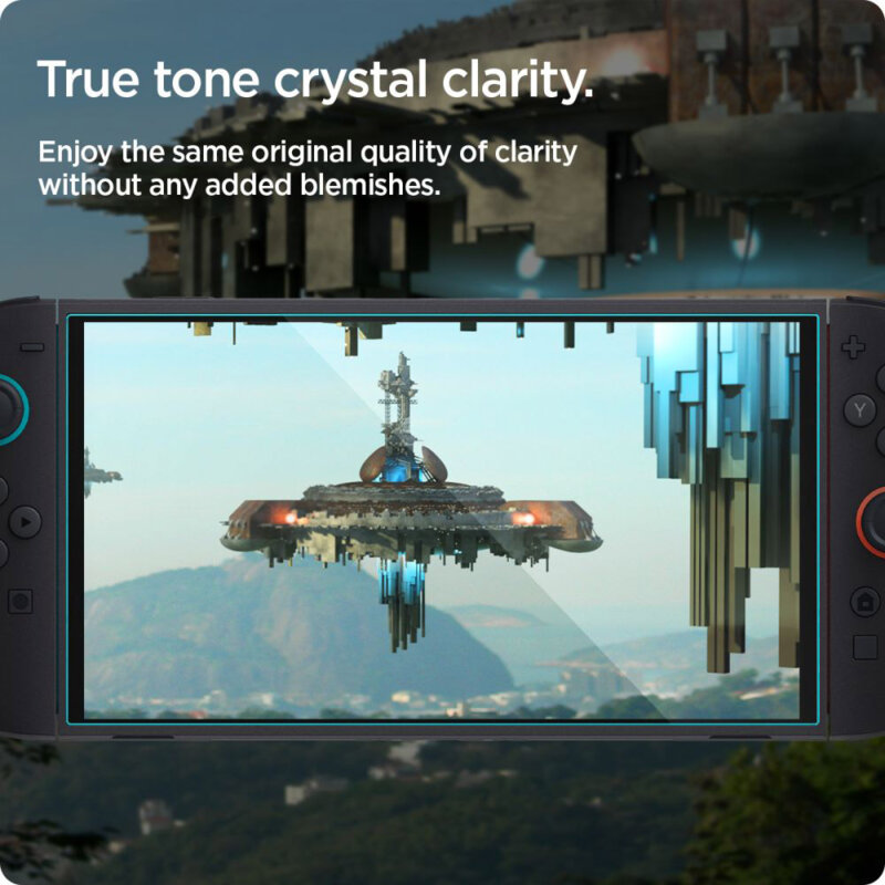 [Pachet 2x] Folie sticla Asus ROG Ally X Spigen Glas.tR EZ-FIT, transparenta