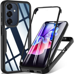 Husa 360° Samsung Galaxy A17 5G Techsuit ColorVerse, negru