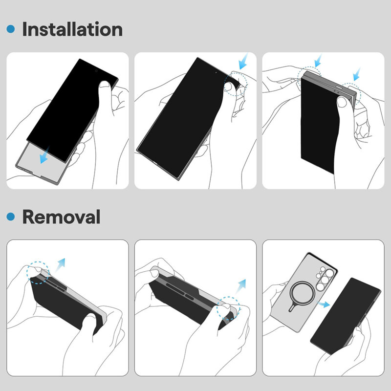 Husa Samsung Galaxy S25 Techsuit Aramid Fiber MagSafe, negru