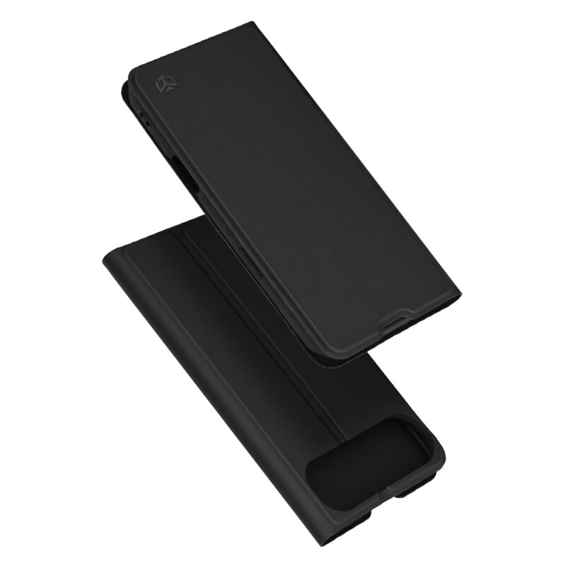 Husa iPhone 17 Air Techsuit Magskin Book, negru