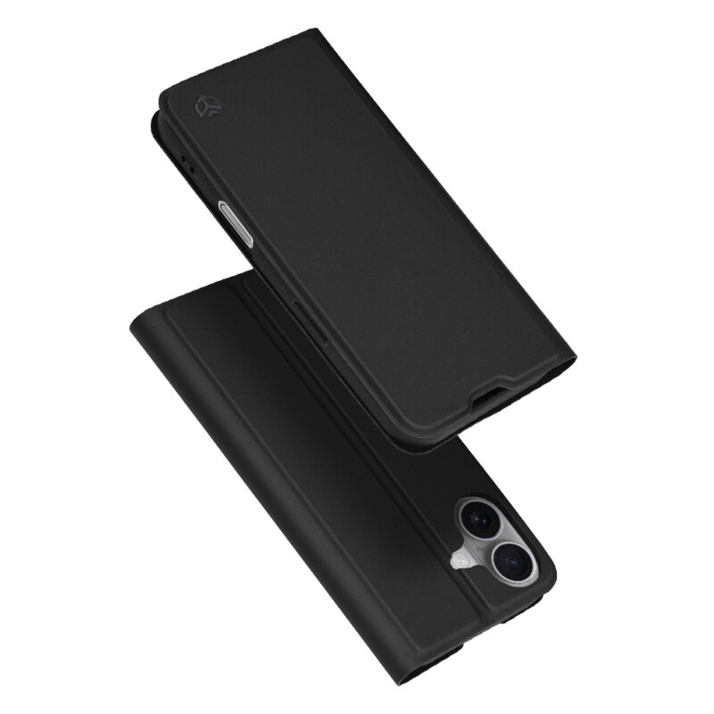 Husa iPhone 17 Techsuit Magskin Book, negru