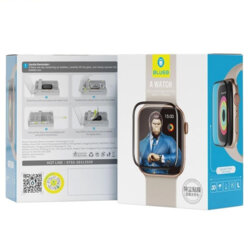 Folie Apple Watch 8 41mm cu aplicator Blueo High Molecule, negru
