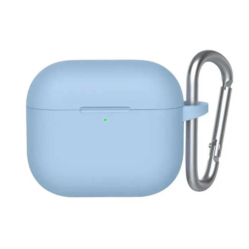 Husa AirPods 4 Blueo Liquid Silicone, bleu