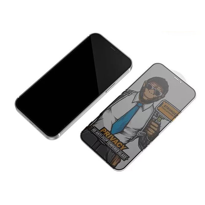 Folie iPhone XS Max Blueo Anti-Peep Privacy Glass, negru