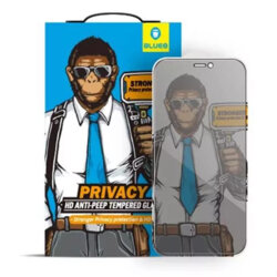 Folie iPhone 13 Pro Blueo Anti-Peep Privacy Glass, negru