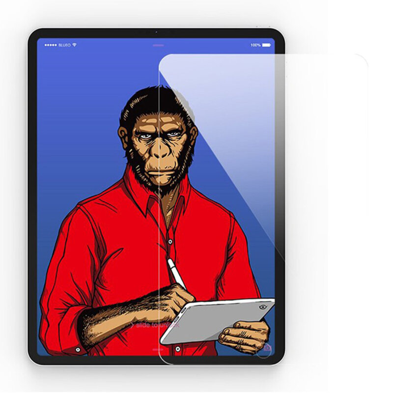 Folie iPad Pro 2020 12.9 A2069/A2232 Blueo HD Tempered Glass transparenta