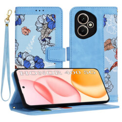 Husa personalizata fete Honor 400 Techsuit FlipCraft, bleu