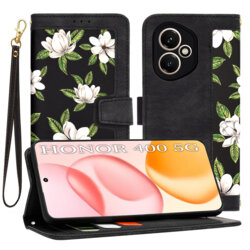 Husa personalizata fete Honor 400 Techsuit FlipCraft, negru