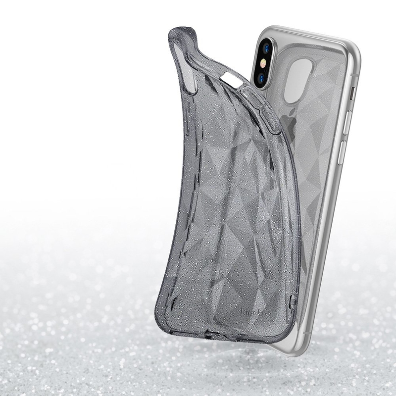 Husa iPhone XS Ringke Air Prism - Glitter Grey