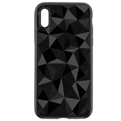 Husa Apple iPhone XS Silicon TPU Prism - Negru