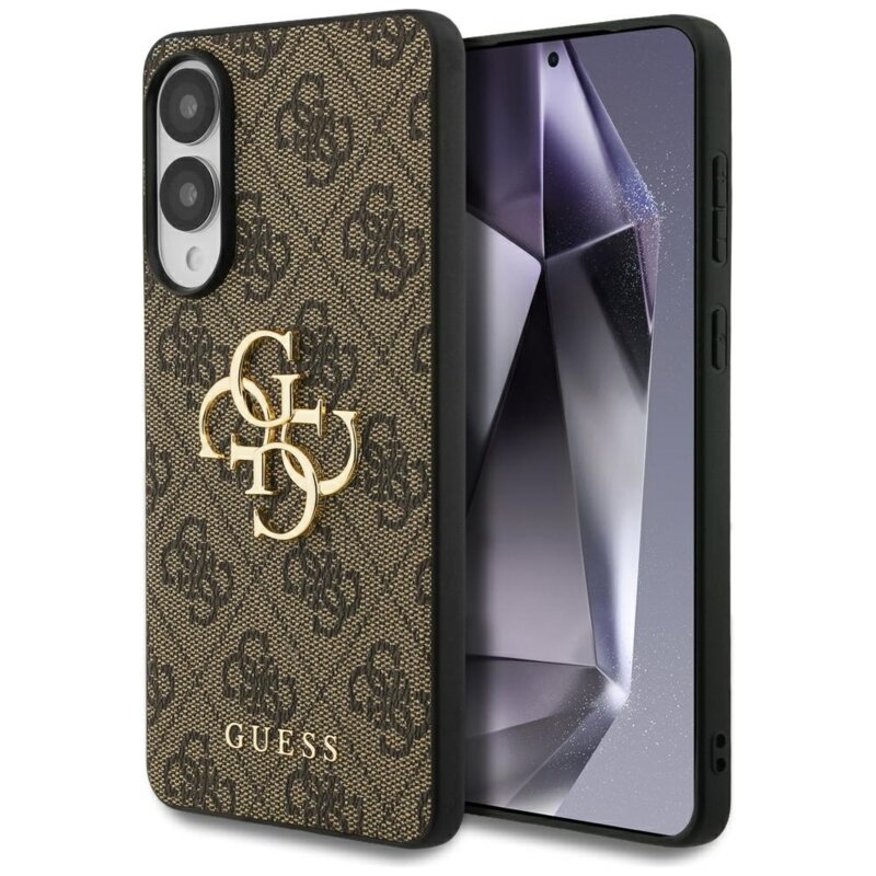 Husa originala Guess Samsung Galaxy S25 Edge Hardcase Big 4G Logo Classic Logo, maro, GUHCS25E4GMGBR