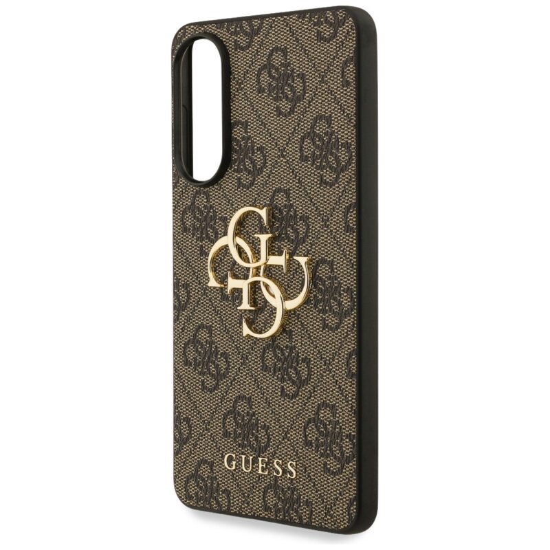 Husa originala Guess Samsung Galaxy S25 Edge Hardcase Big 4G Logo Classic Logo, maro, GUHCS25E4GMGBR