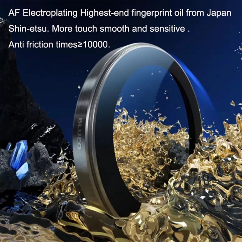 Folie iPhone 16 Pro Blueo Sapphire Crystal Original Lens Glass, colorat