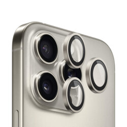 Folie iPhone 16 Pro Max Blueo 99 Anti-Reflective Lens Glass, Natural Titanium