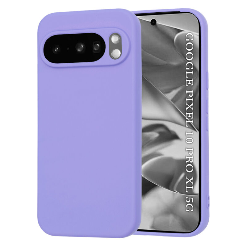 Husa silicon Google Pixel 10 Pro XL Techsuit SoftFlex, violet