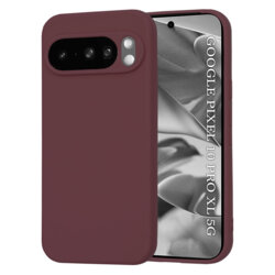 Husa silicon Google Pixel 10 Pro XL Techsuit SoftFlex, bordo
