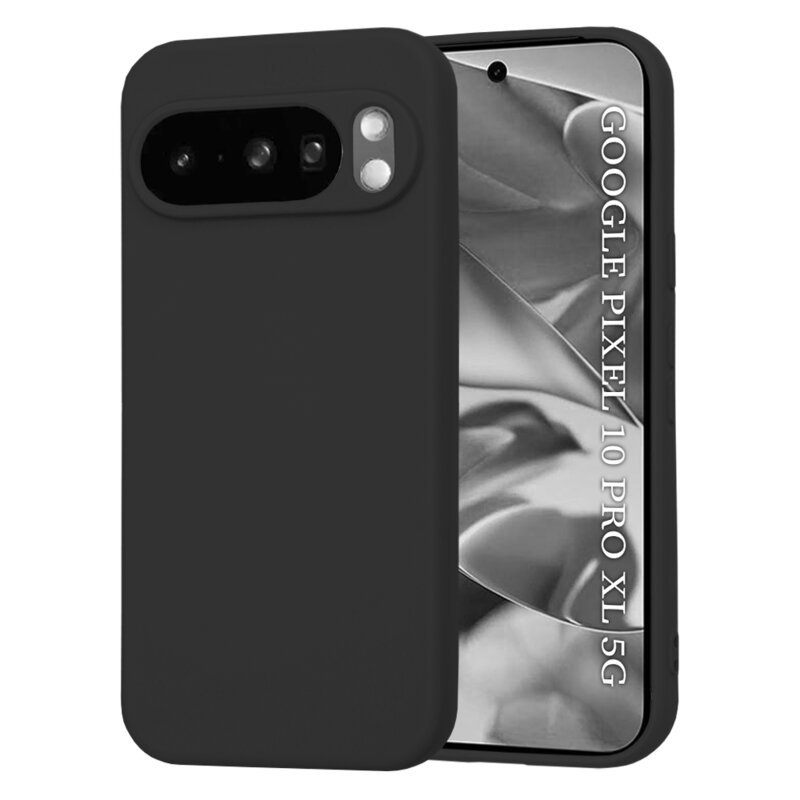 Husa silicon Google Pixel 10 Pro XL Techsuit SoftFlex, negru