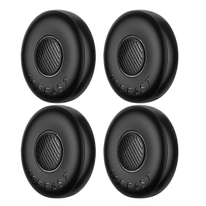 [Pachet 4x] Dispozitiv anti-pierdere compatibil cu iOS Acefast S1, 230mAh, gri