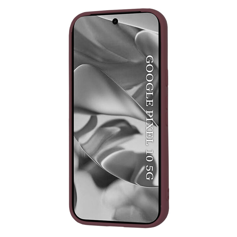Husa silicon Google Pixel 10 Techsuit SoftFlex, bordo