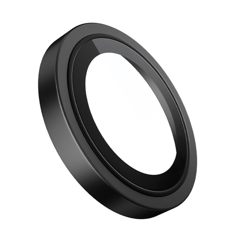 Folie iPhone 15 Plus Blueo Original Metal Frame Lens Protector, negru