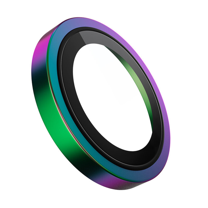 Folie iPhone 15 Blueo Original Metal Frame Lens Protector, colorat