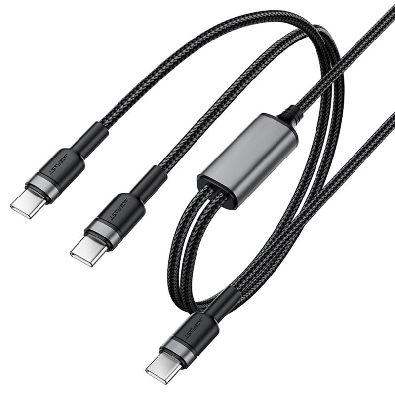 Cablu de date tip C 3in1, Fast Charge 100W Acefast, C22-02, 1.25m