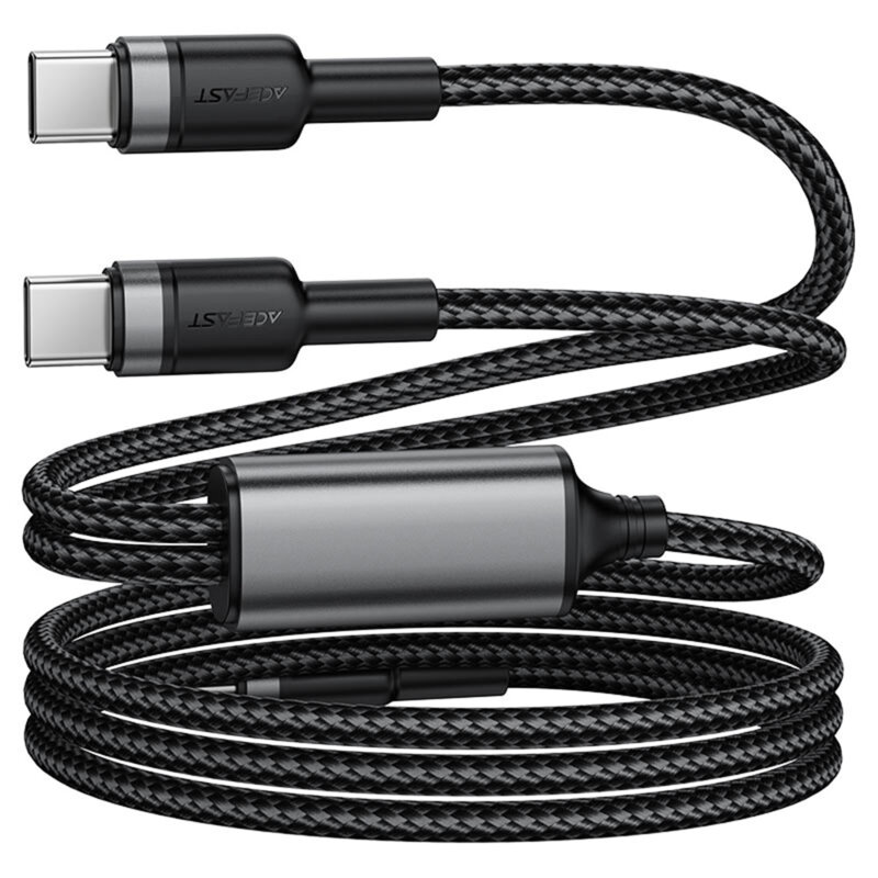 Cablu de date tip C 3in1, Fast Charge 100W Acefast, C22-02, 1.25m