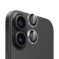Folie iPhone 16 Blueo Original Metal Frame Lens Protector, clear