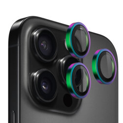 Folie iPhone 14 Pro Blueo Original Metal Frame Lens Protector, colorat
