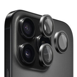Folie iPhone 14 Pro Blueo Original Metal Frame Lens Protector, negru