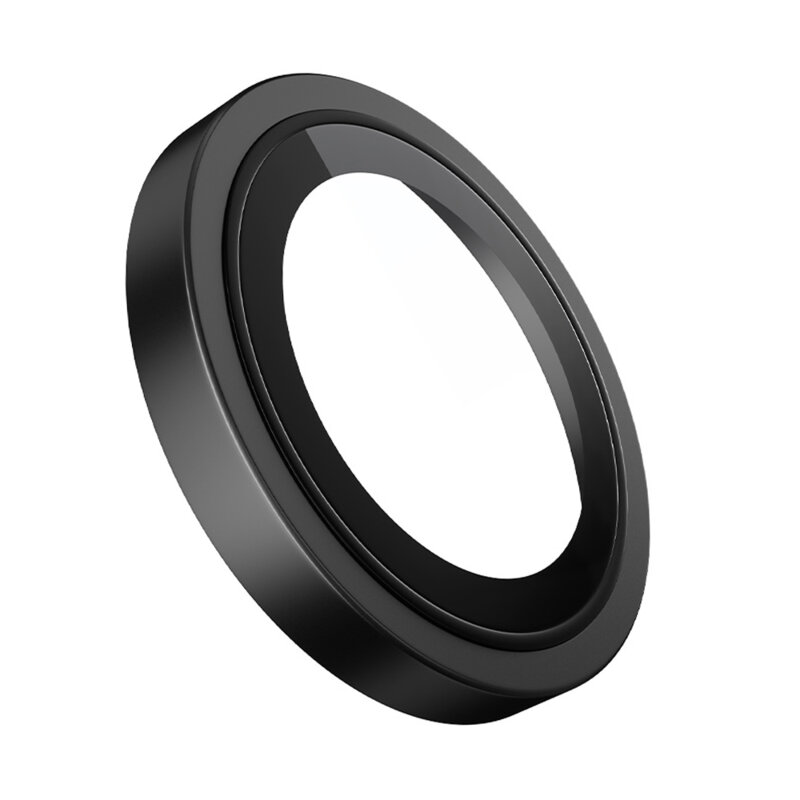 Folie iPhone 14 Pro Blueo Original Metal Frame Lens Protector, negru
