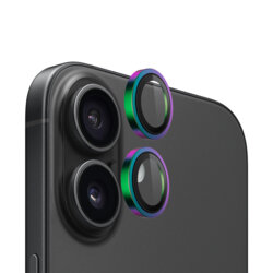 Folie iPhone 16 Blueo Original Metal Frame Lens Protector, colorat