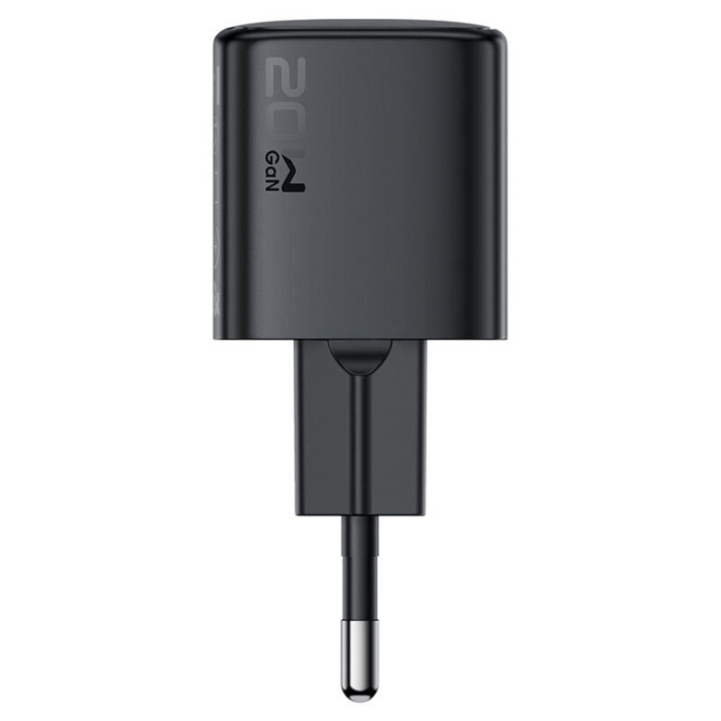 Mini incarcator priza GaN Type-C PD20W Acefast A117, negru