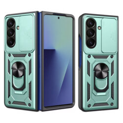 Husa Samsung Galaxy Z Fold7 protectie camera Techsuit CamShield Series, verde