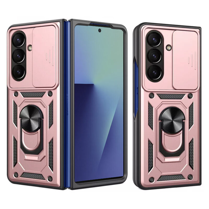 Husa Samsung Galaxy Z Fold7 protectie camera Techsuit CamShield Series, roz